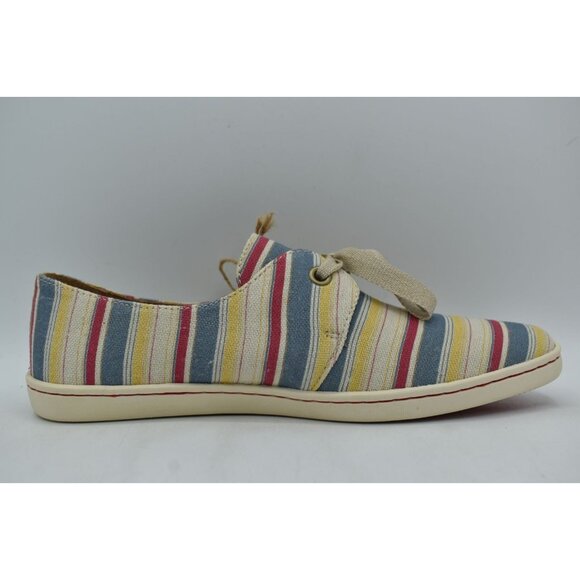 Born Womens Size 8 Datil Striped Multicolor Canvas Casual Shoes Sneakers - Picture 7 of 13